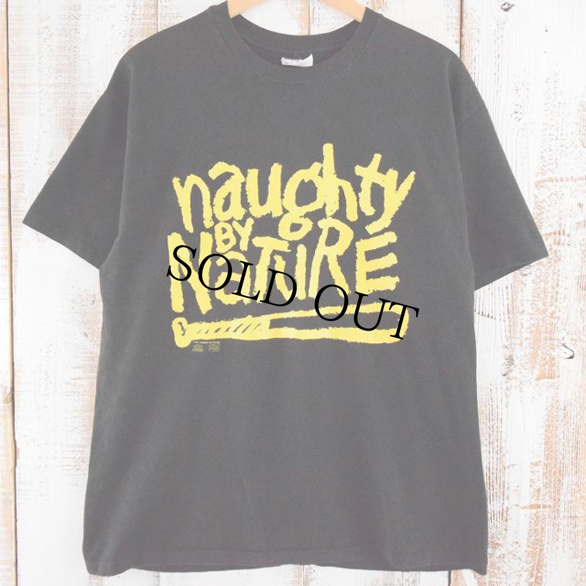 画像1: 90's Naughty By Nature USA製 ヒップホップTシャツ XL (1)