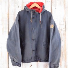 画像2: 90's Ralph Lauren "クッキーパッチ" コットンナイロン フードジャケット (2)