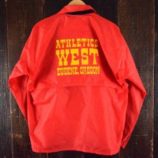 画像3: 70's NIKE "ATHLETICS WEST U.S.A." 風車ロゴプリントナイロンジャケット (3)