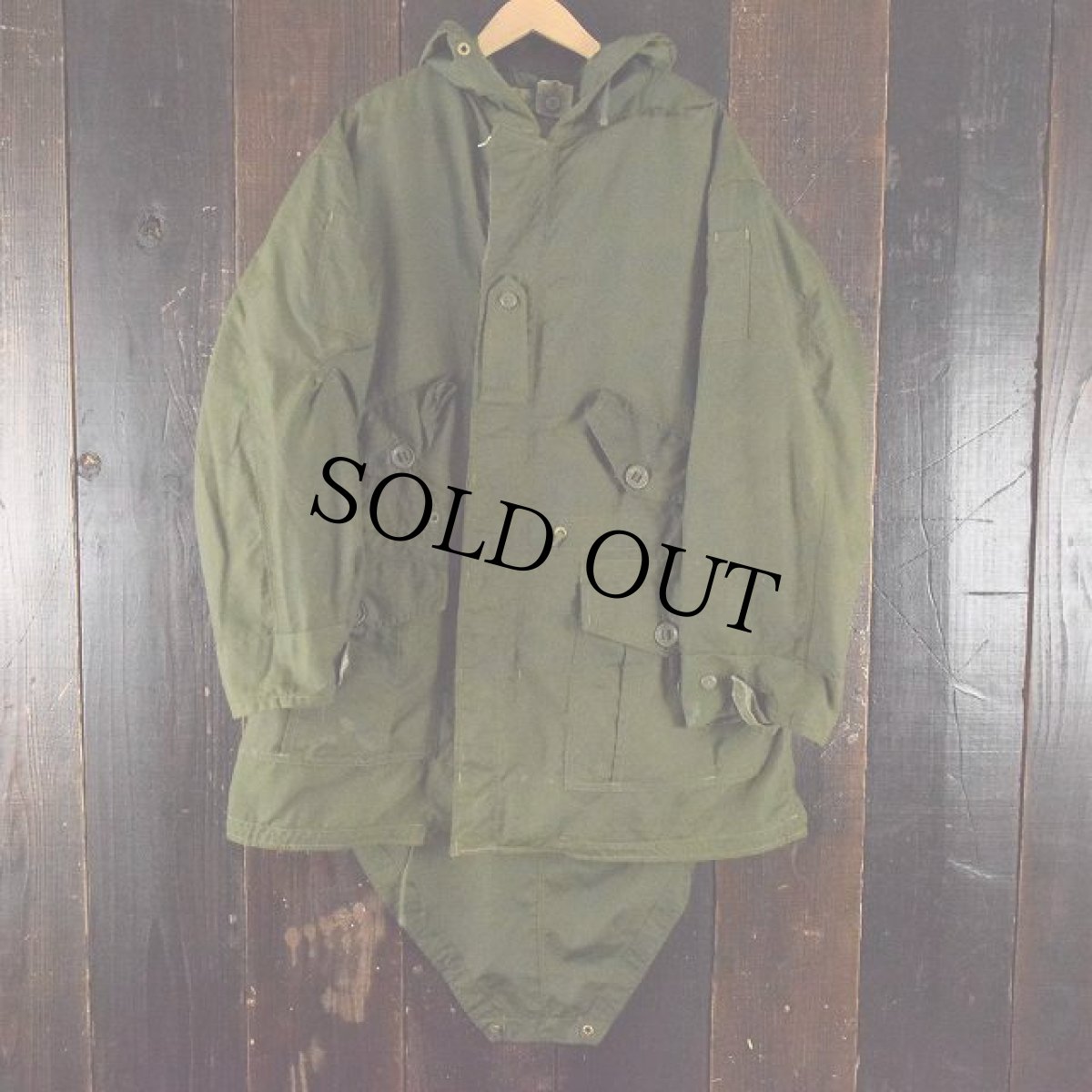 画像2: 50's CANADIAN ARMY X-51 ナイロンコンバットパーカ ライナー付き S (2)