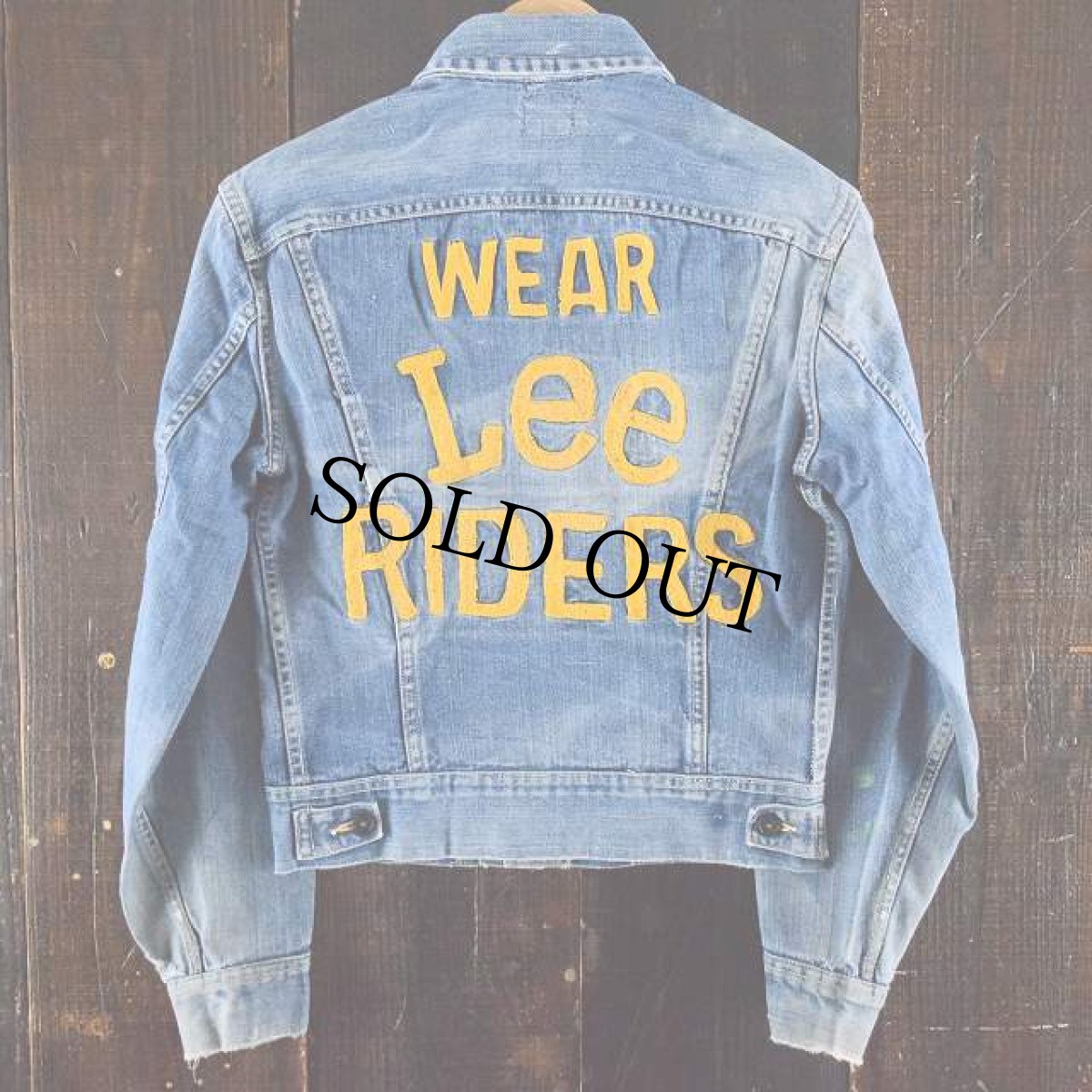画像7: 50's Lee 101-J "WEAR Lee RIDERS" チェーンステッチ デニムジャケット 34 (7)