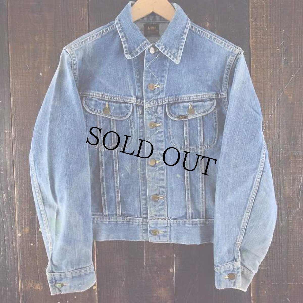 画像8: 50's Lee 101-J "WEAR Lee RIDERS" チェーンステッチ デニムジャケット 34 (8)