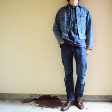 画像2: 50's Lee 101-J "WEAR Lee RIDERS" チェーンステッチ デニムジャケット 34 (2)