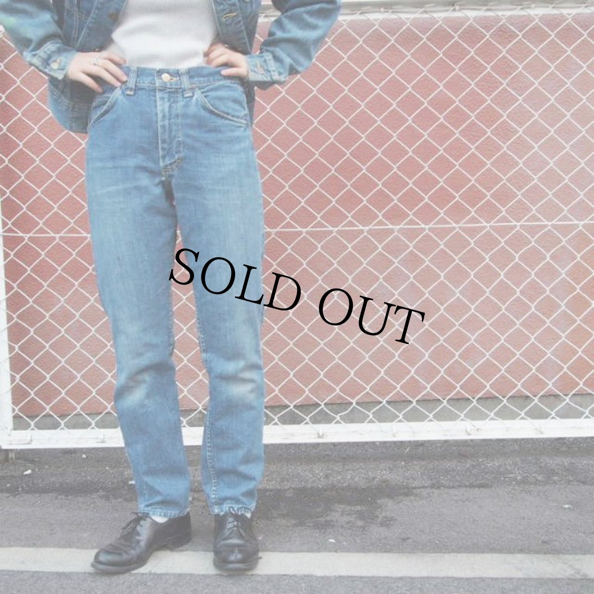 画像5: 60's Lee Leens テーパードデニムパンツ W29 (5)