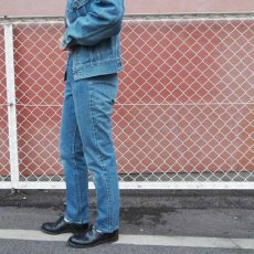 画像4: 60's Lee Leens テーパードデニムパンツ W29 (4)