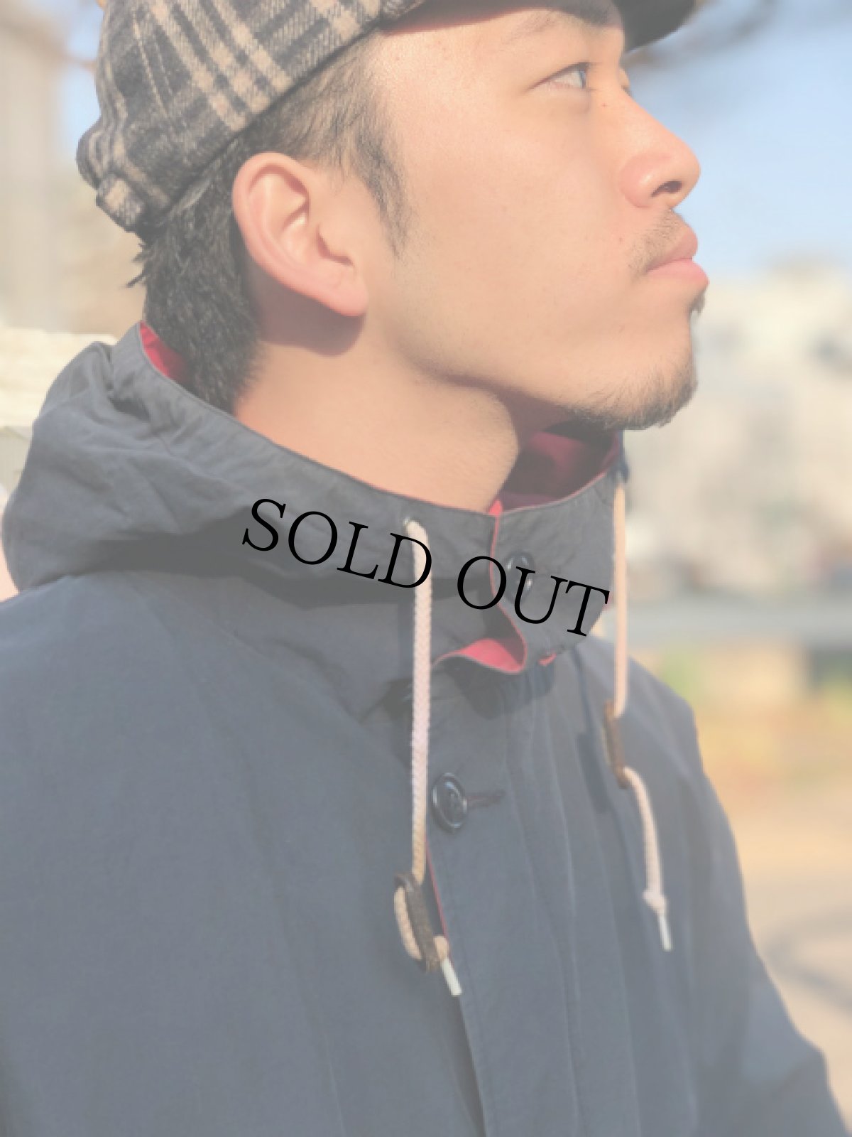 画像3: 90's Ralph Lauren "クッキーパッチ" コットンナイロン フードジャケット (3)