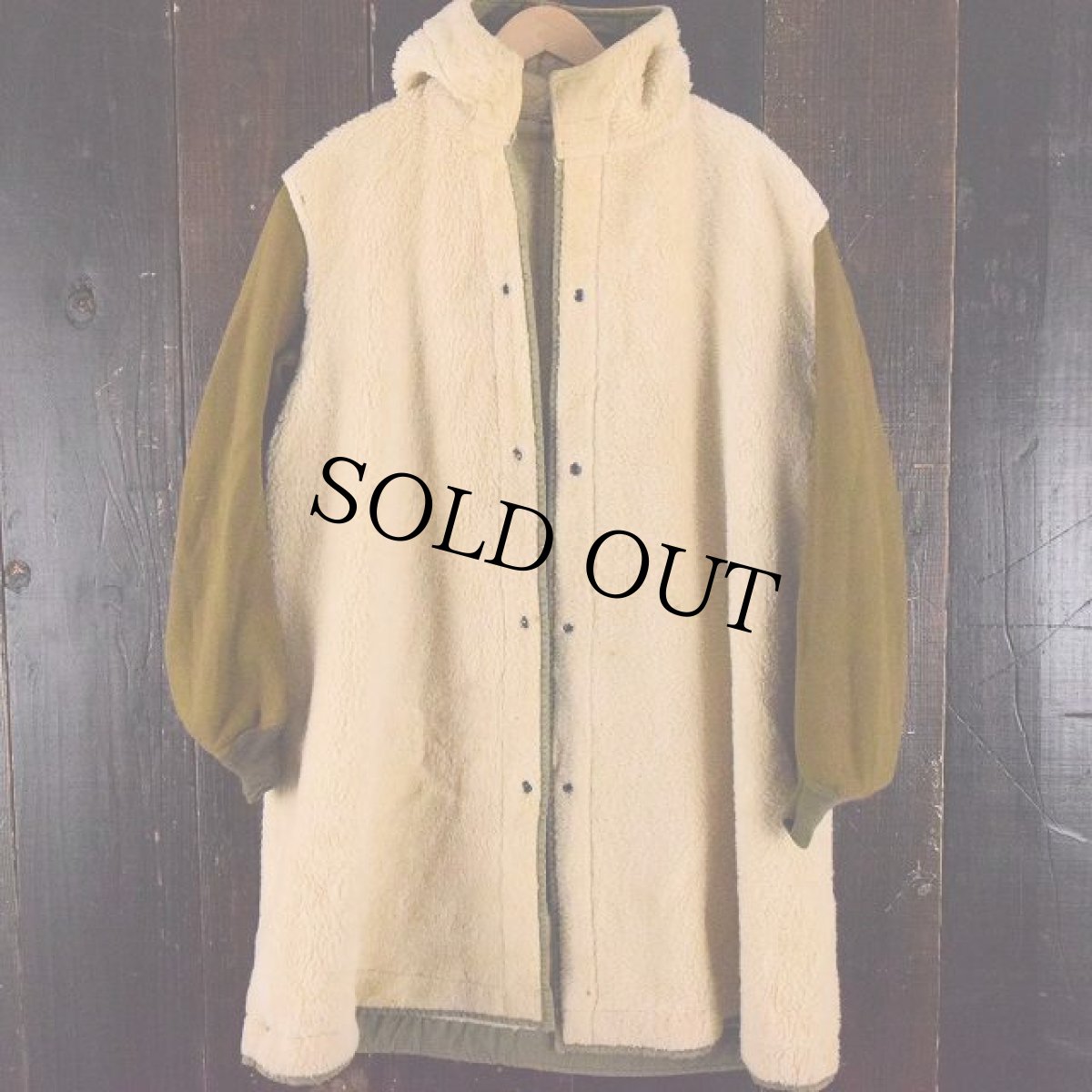 画像2: 40's〜50's US.AIR FORCE M-1947 フィールドオーバーコート ボアライナー付き (2)