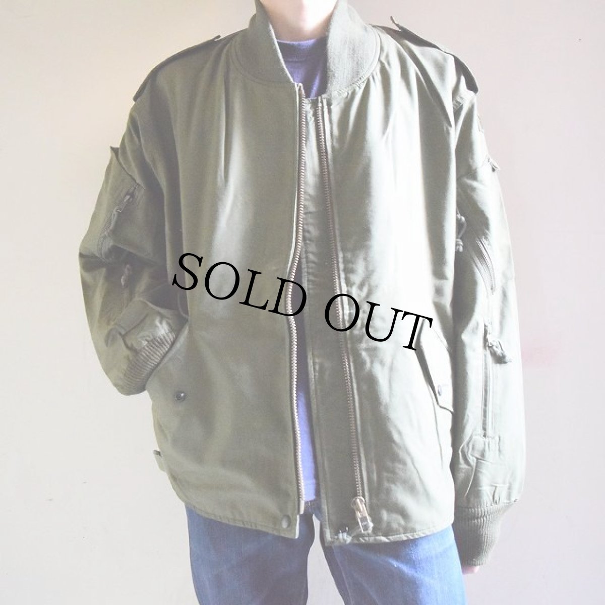 画像3: 2000s ROYAL CANADIAN AIR FORCE フライトジャケット (3)