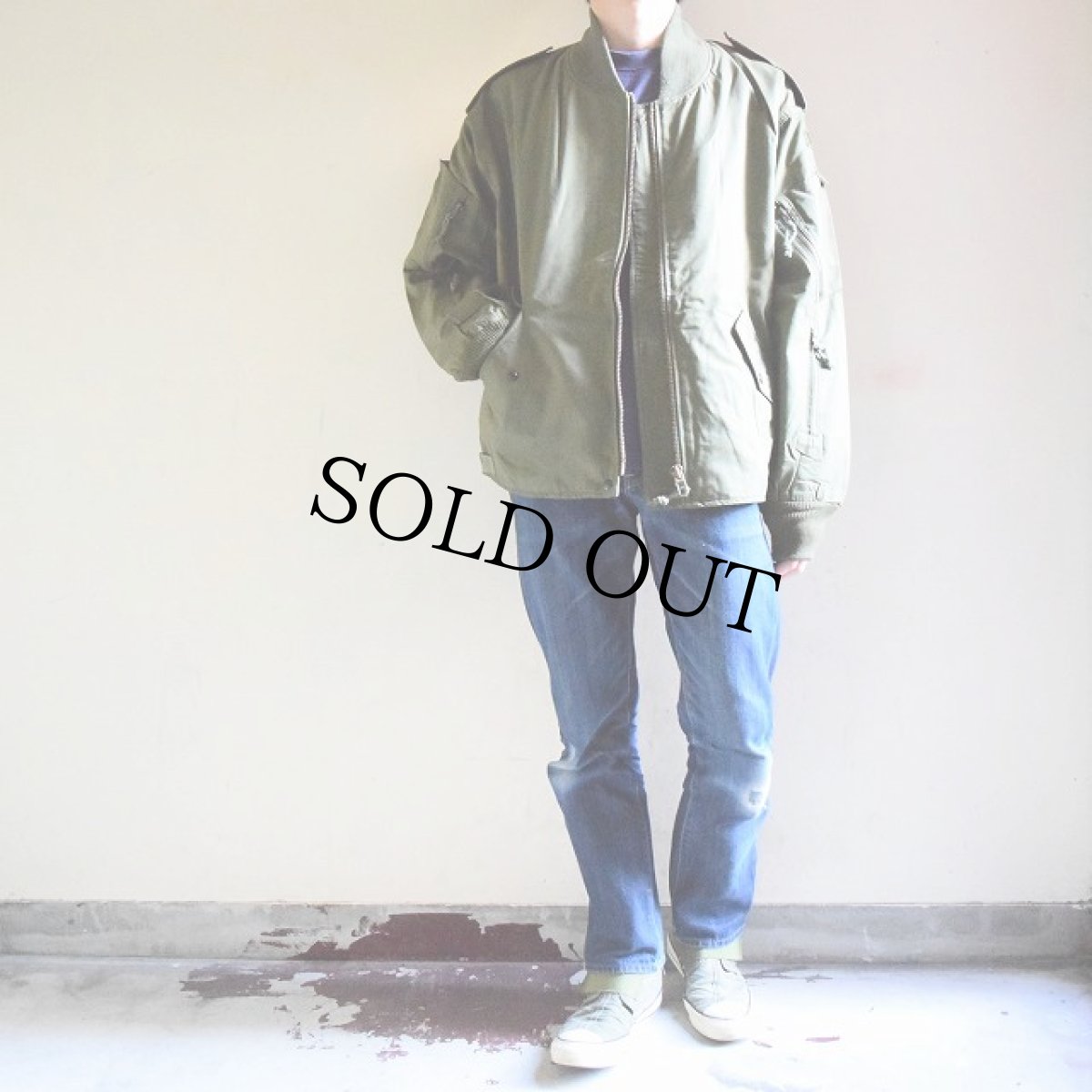 画像4: 2000s ROYAL CANADIAN AIR FORCE フライトジャケット (4)