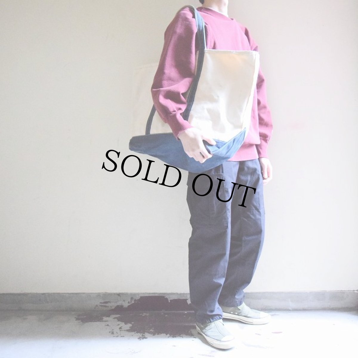 画像2: 80's L.L.BEAN ２色タグ "BOAT AND TOTE" トートバッグ (2)