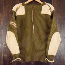 画像2: 【SALE】  1960's BRITISH ARMY  コマンドセーター ステンシル入り SIZE2 (2)