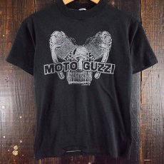 画像2: 70's MOTO GUZZI オートバイメーカーTシャツ (2)