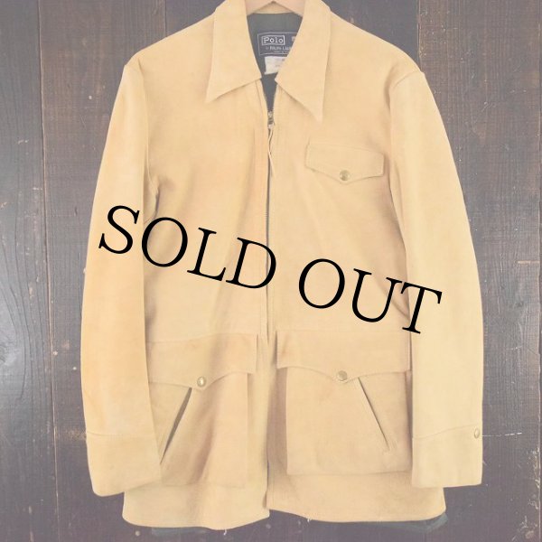 70's Ralph Lauren 大文字タグ フランス製 ディアスキンスポーツ