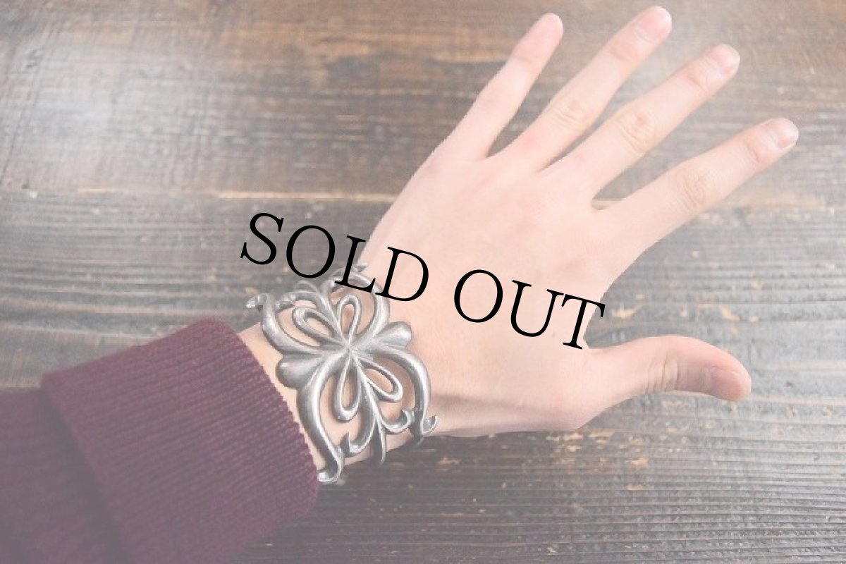 画像2: 40's サンドキャスト ナバホバングル (2)