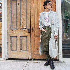 画像5: 60's CARTER'S Gray Chambray Duster Coat (5)