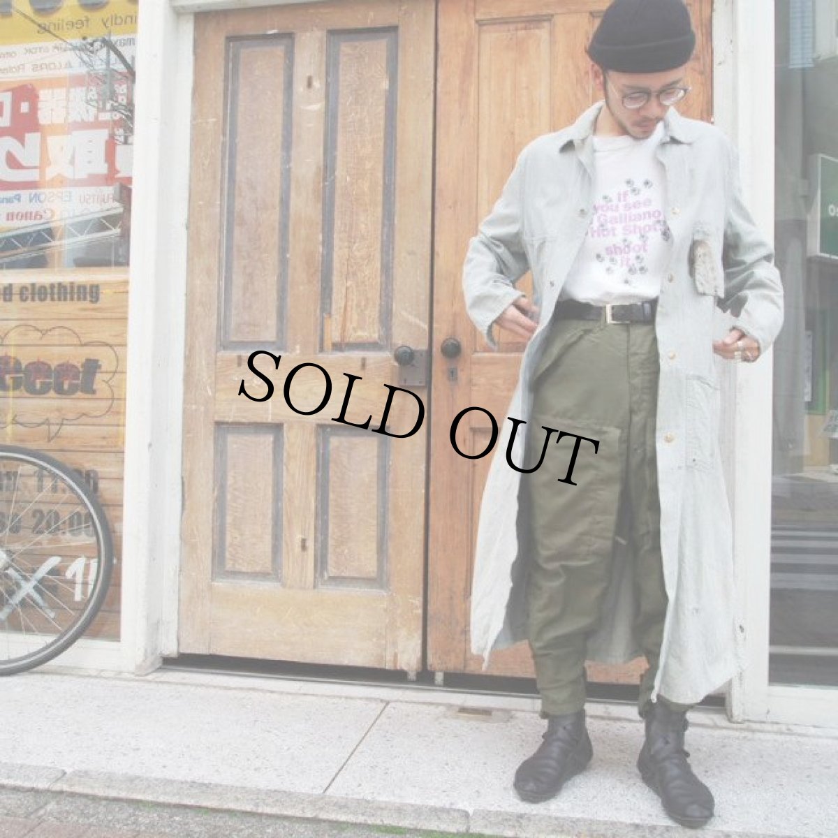 画像6: 60's CARTER'S Gray Chambray Duster Coat (6)