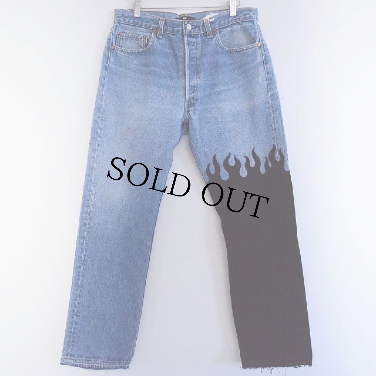 画像2: Feeet2nd限定 ink "501' FRAME" BLUE×BLACK W32 (2)