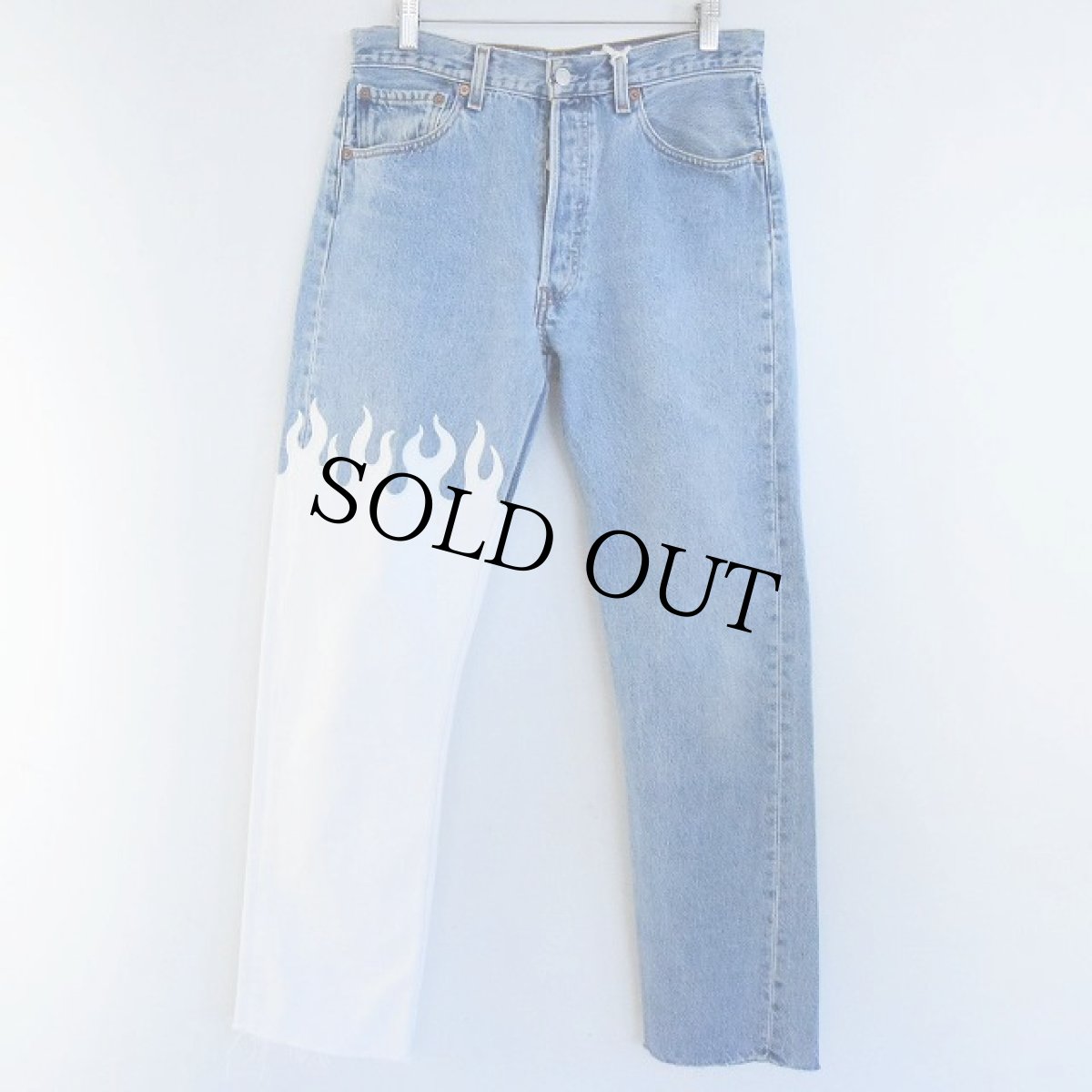 画像2: ink "501' FRAME" BLUE×WHITE W31 (2)