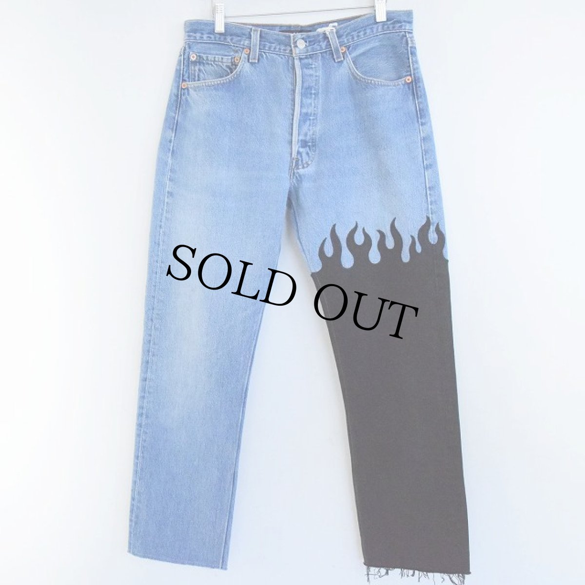 画像2: Feeet2nd限定 ink "501' FRAME" BLUE×BLACK W32 (2)