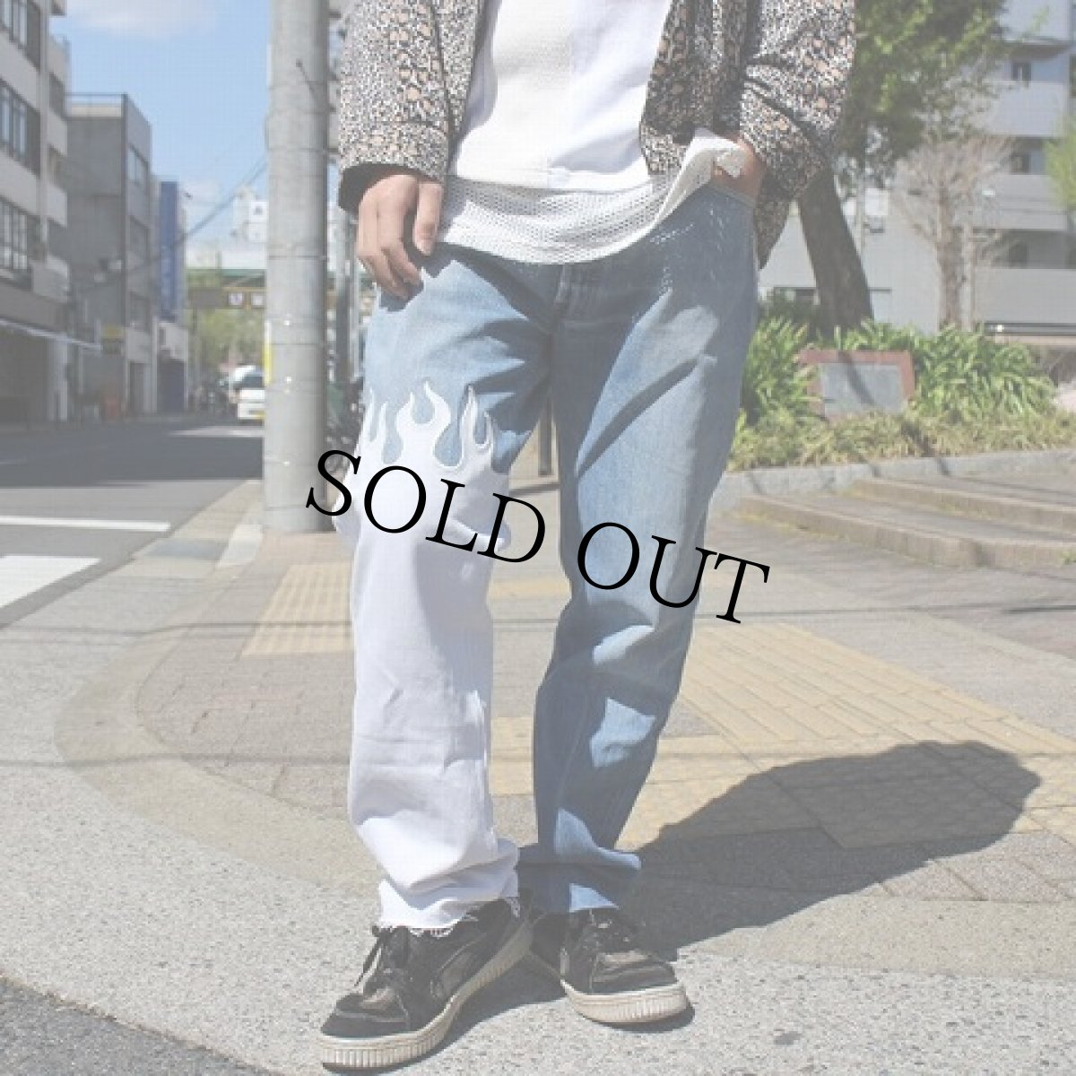 画像4: ink "501' FRAME" BLUE×WHITE W33 (4)