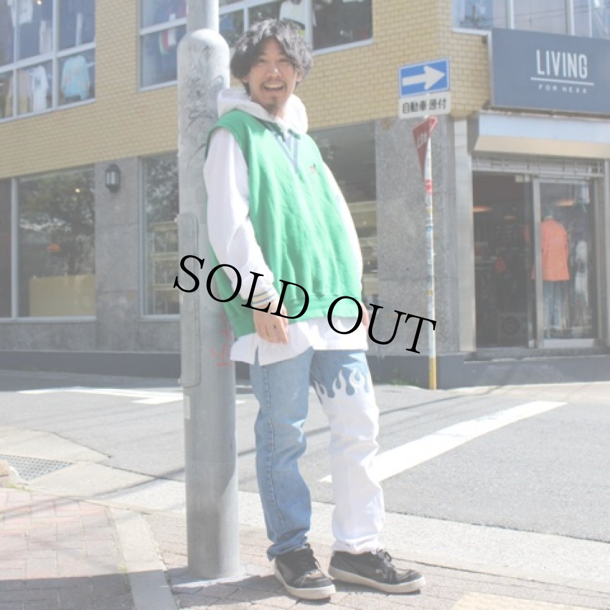 画像3: ink "501' FRAME" BLUE×WHITE W31 (3)