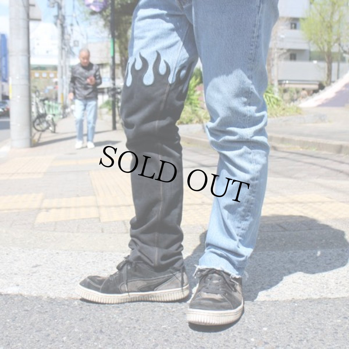 画像3: Feeet2nd限定 ink "501' FRAME" BLUE×BLACK W32 (3)