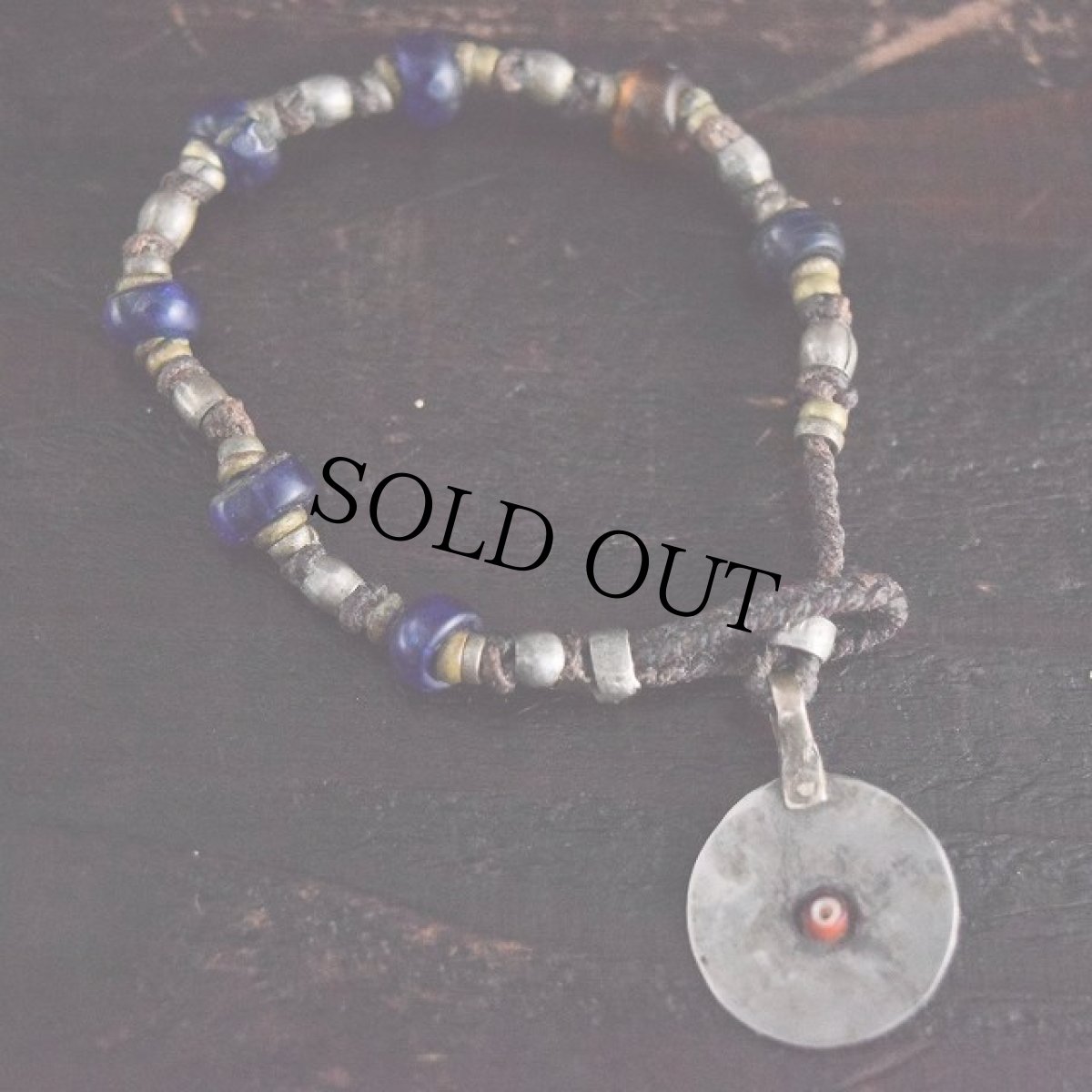 画像2: RORAN "Old Silver Old Grass Beads" ブレスレット (2)