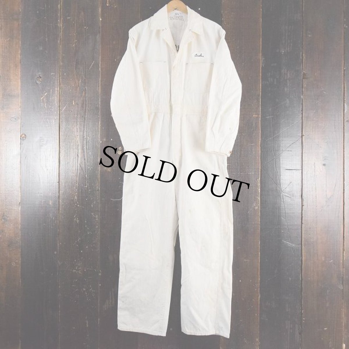 画像2: 60's Calco "Dreyer's ICE CREAM" チェーンステッチ HBT オールインワン (2)