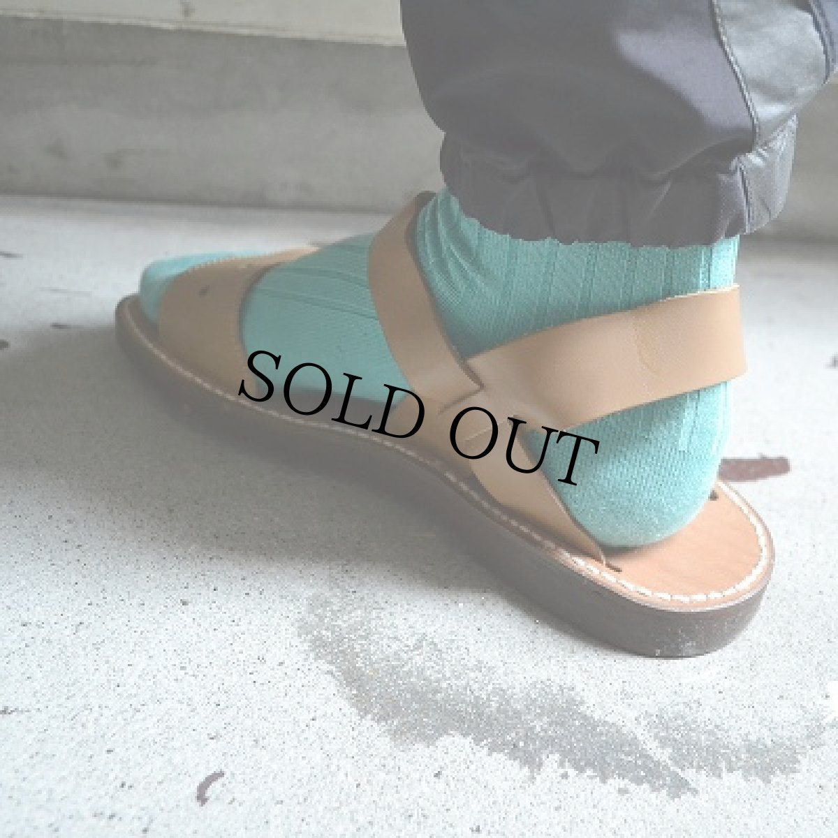 画像2: 70's FRENCH ARMY レザーサンダル (2)