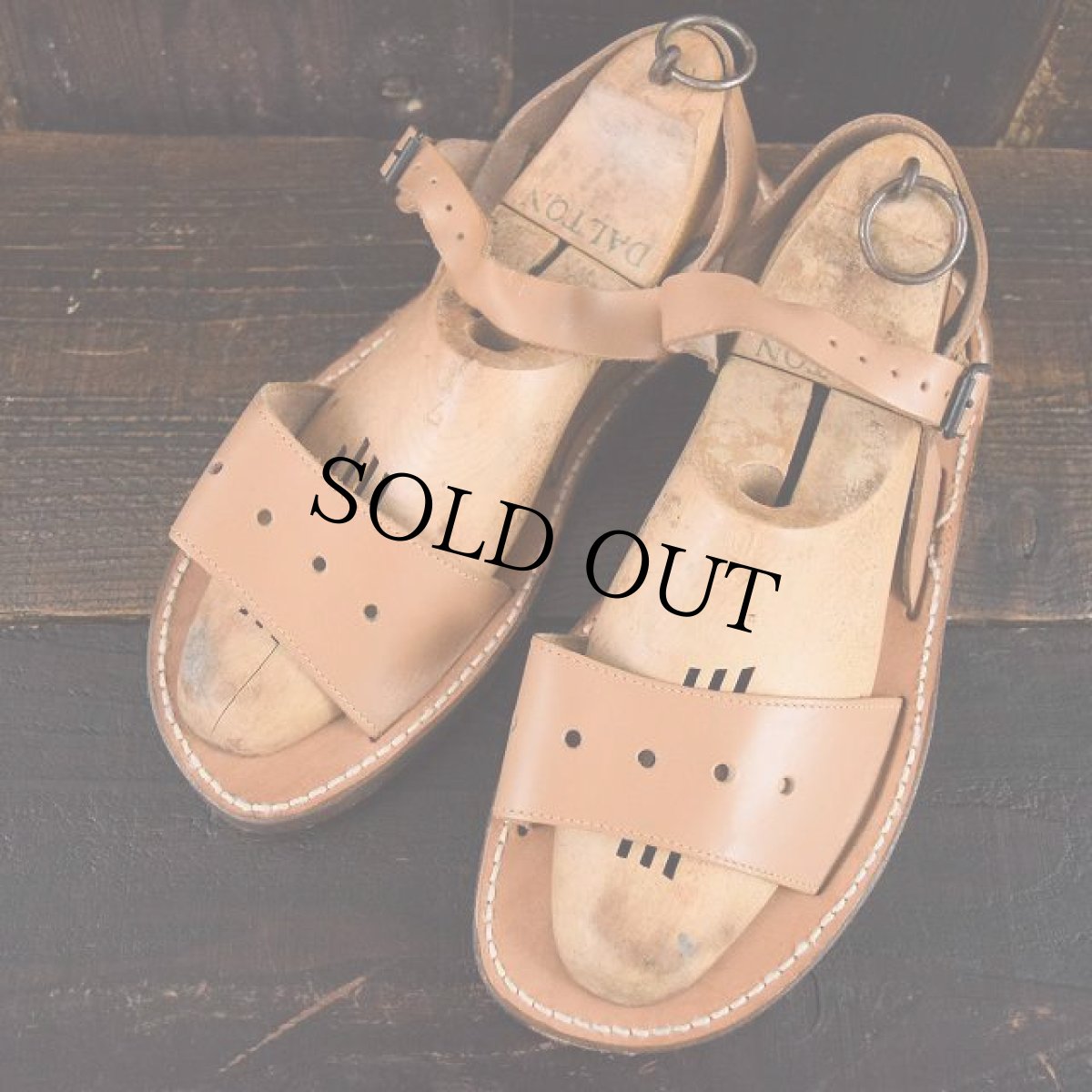 画像4: 70's FRENCH ARMY レザーサンダル (4)