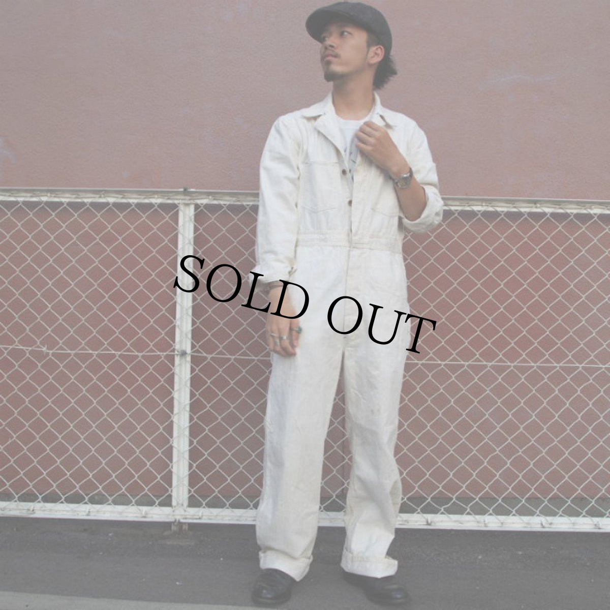 画像4: 60's Calco "Dreyer's ICE CREAM" チェーンステッチ HBT オールインワン (4)