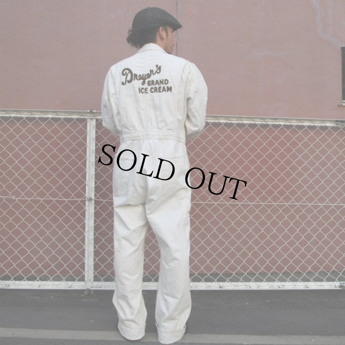 画像6: 60's Calco "Dreyer's ICE CREAM" チェーンステッチ HBT オールインワン (6)