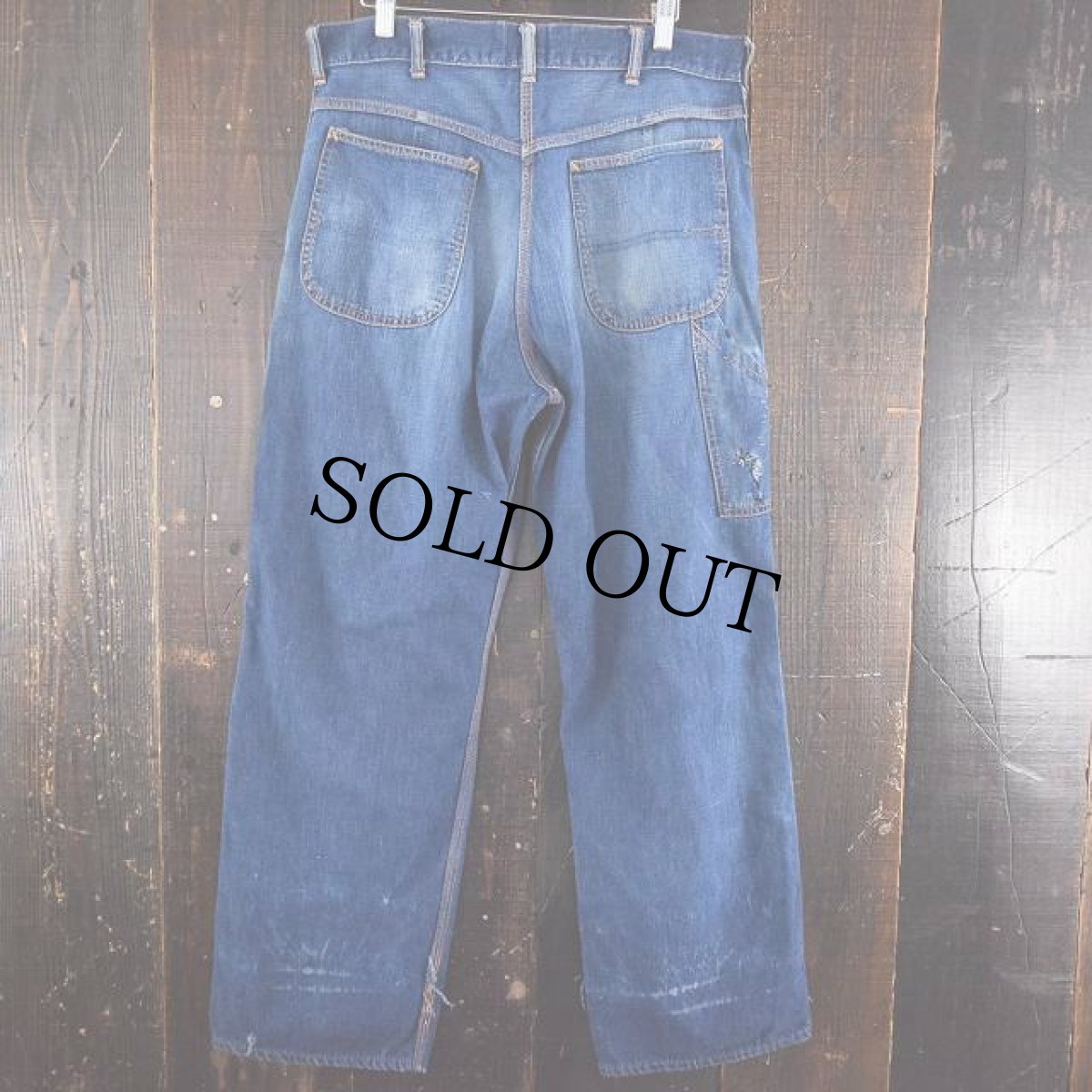 画像2: 50〜60's BIGMAC デニムペインターパンツ W35 (2)