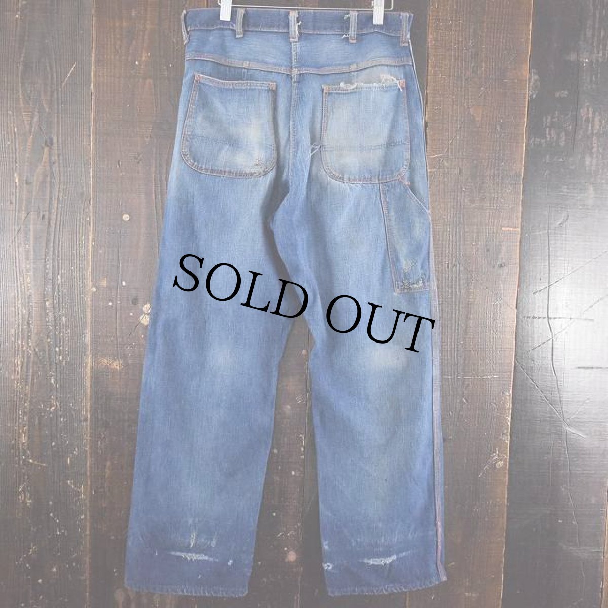 画像3: 50's BIGMAC デニムペインターパンツ W34 (3)