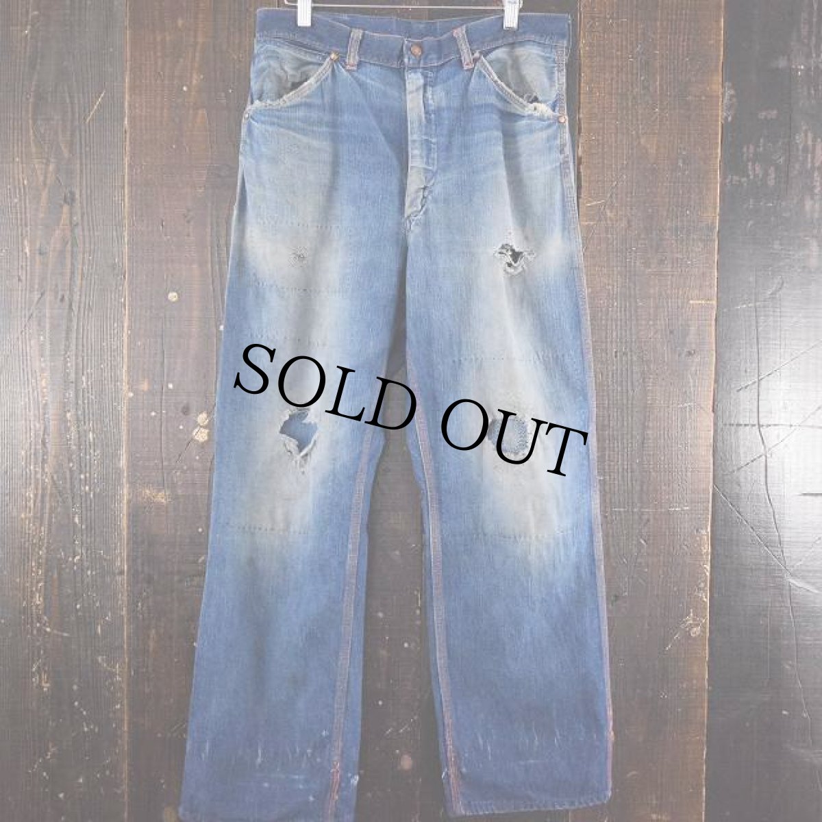 画像2: 50's BIGMAC デニムペインターパンツ W34 (2)