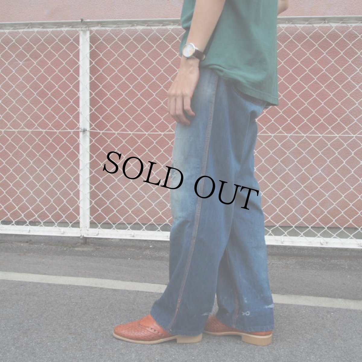 画像4: 50's BIGMAC デニムペインターパンツ W34 (4)