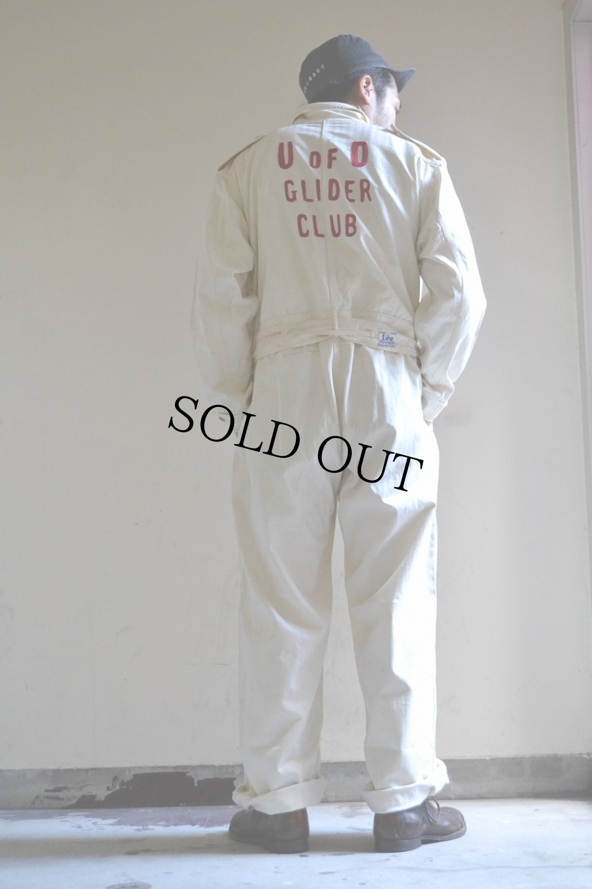 画像3: 1930's Lee UNION ALLS ハウスタグ チェーンステッチオールインワン (3)