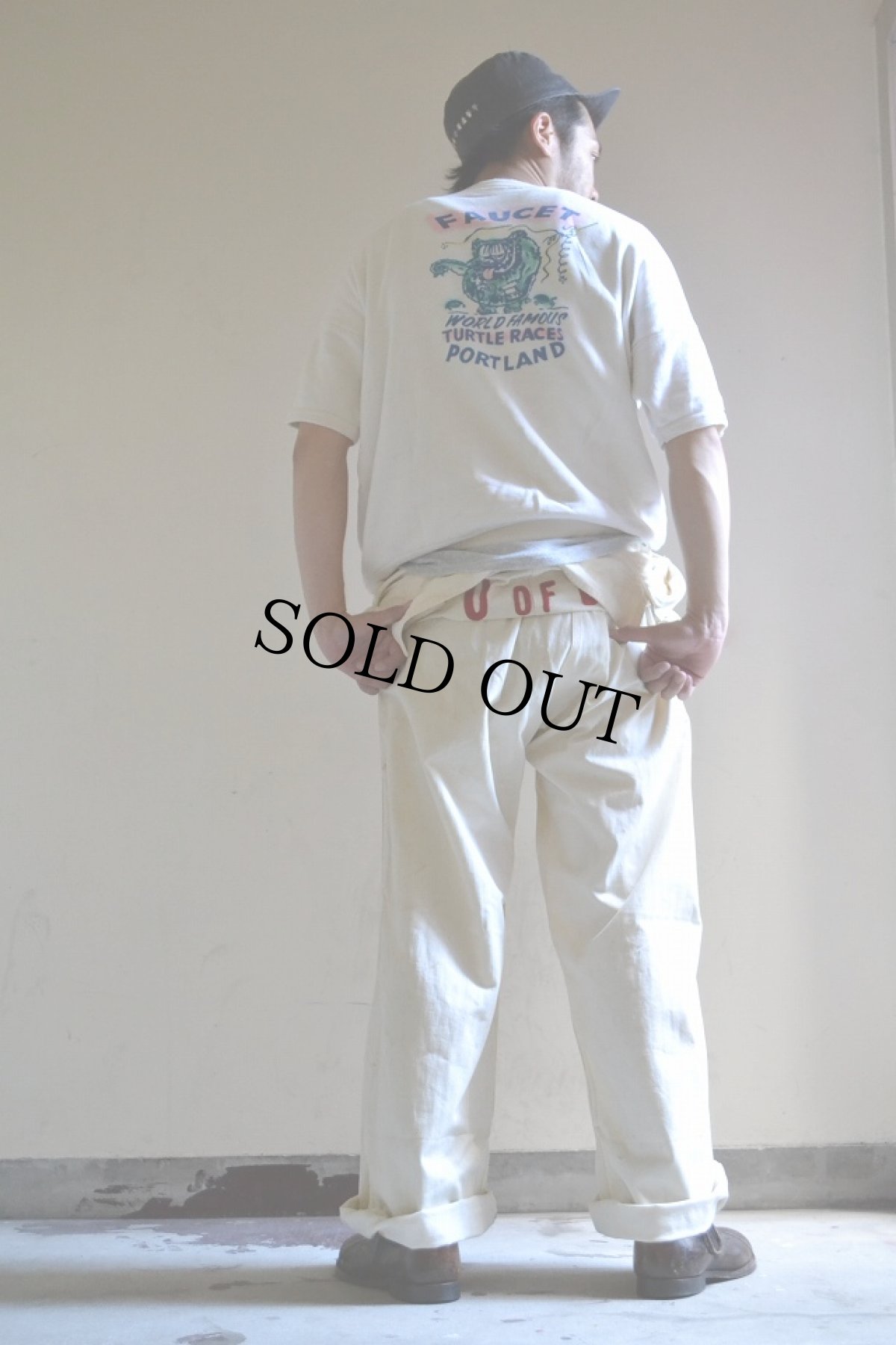 画像8: 1930's Lee UNION ALLS ハウスタグ チェーンステッチオールインワン (8)