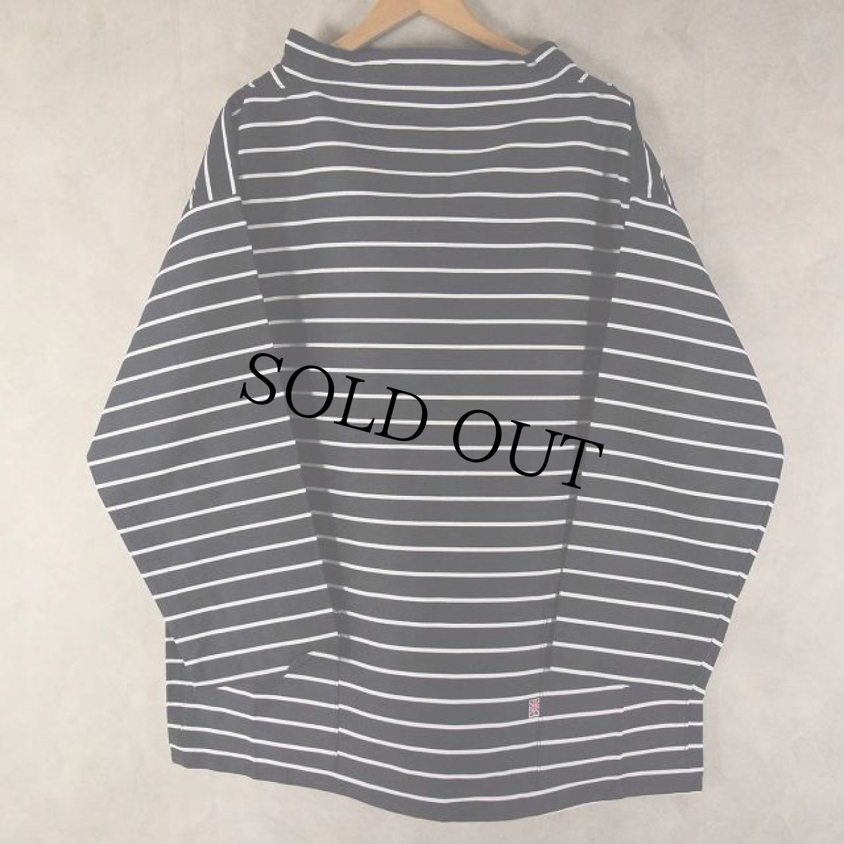 画像1: 70's〜 UK製 ボーダー柄 FISHERMAN SMOCK (1)