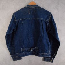 画像2: 40's LEVI'S 506XX DENIM JACKET 1st 針シンチバック (2)