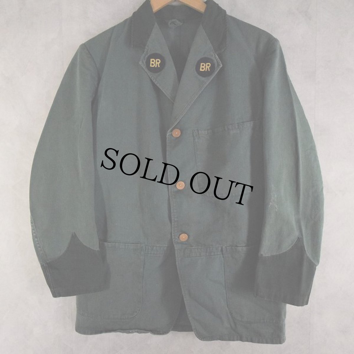 画像1: 40's BRITISH Railroad Jacket (1)