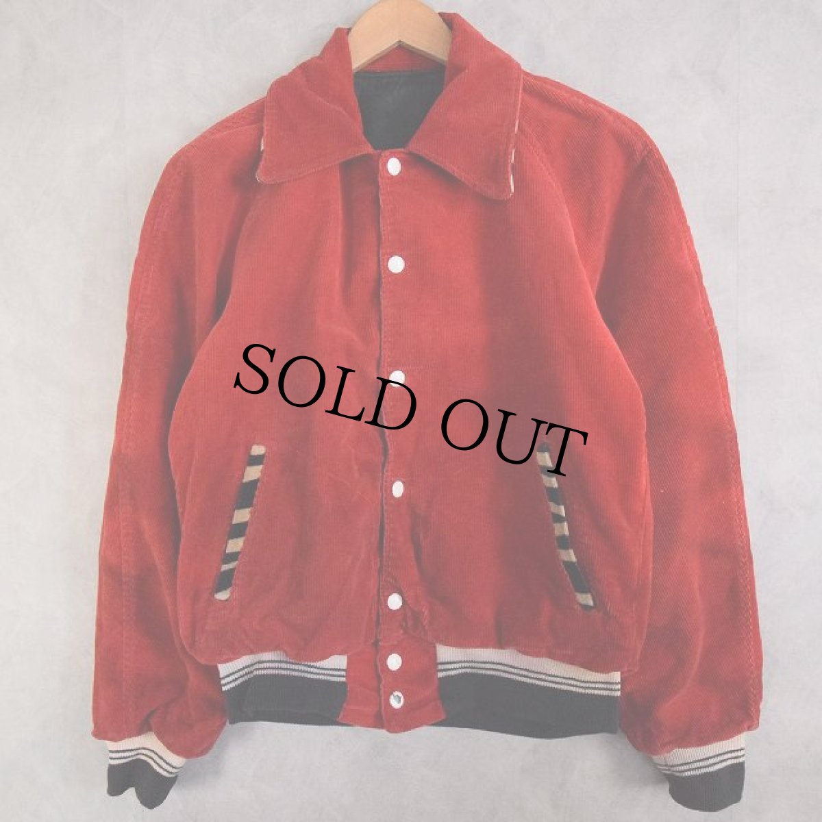 画像2: 50's リバーシブル  コーデュロイ×レーヨン ジャケット (2)