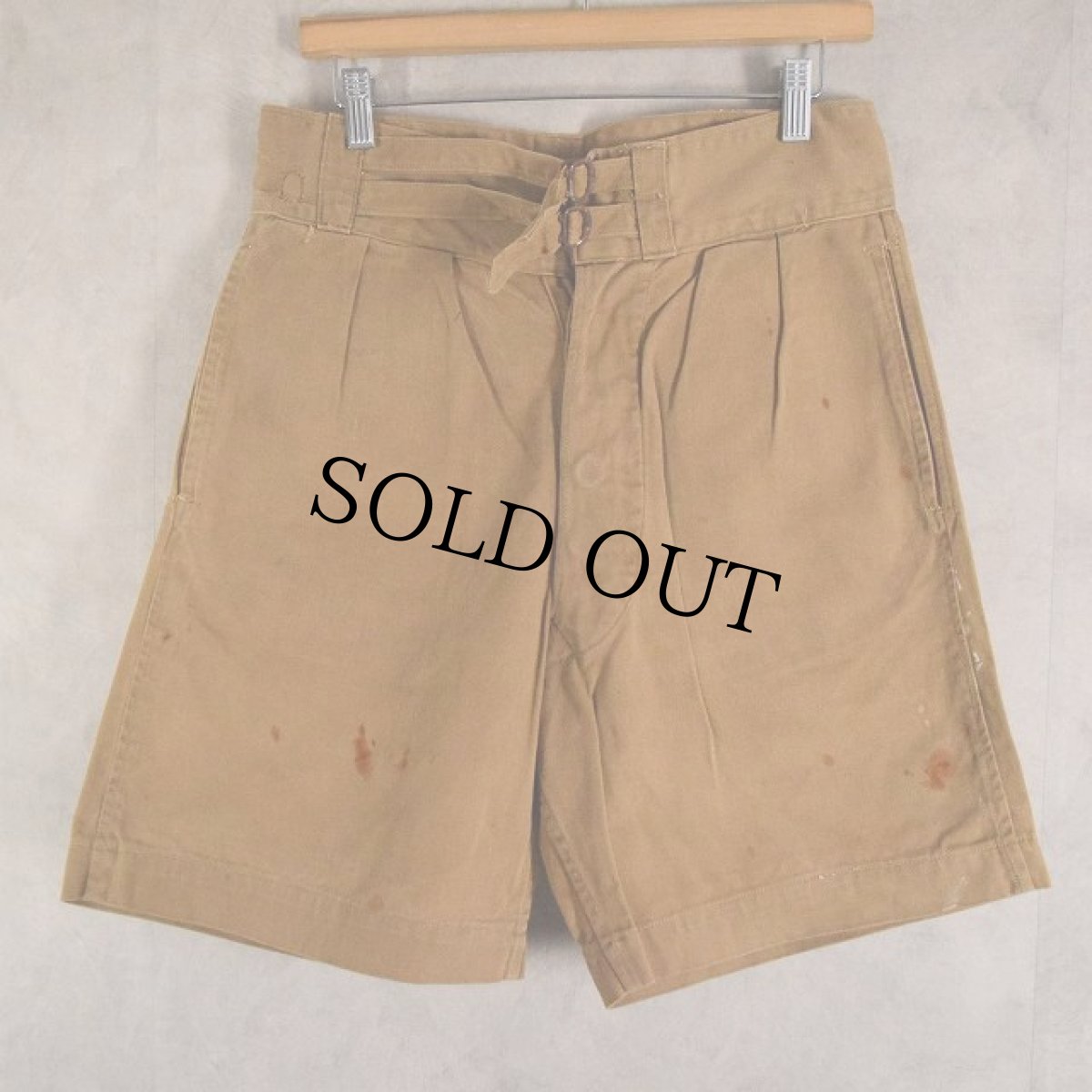 画像1: 40's UNIFORM ENGLAND製 Gurkha Shorts W31 (1)