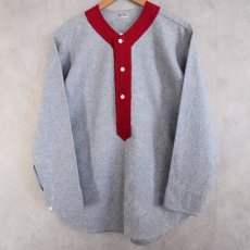 画像2: 【SALE】 30〜40's ロングスリーブ ベースボールシャツ (2)