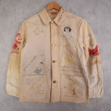 画像1: 1930's DUBBLE WARE "Disney" Hand Peinted Memorial Jacket (1)