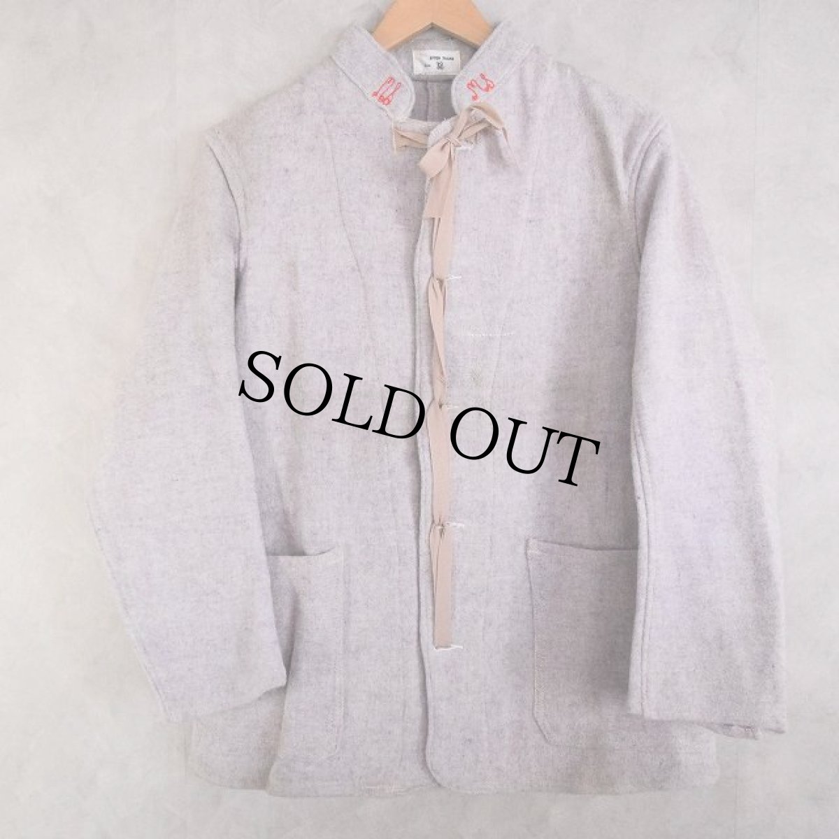 画像2: 30's〜40's "AFTON BRAND" WOOL Hospital Jacket (2)