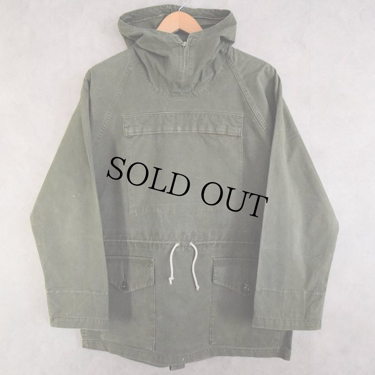 画像1: 60〜70's BRITISH SMOCK WINDPROOF GREEN CADET FORCES (1)