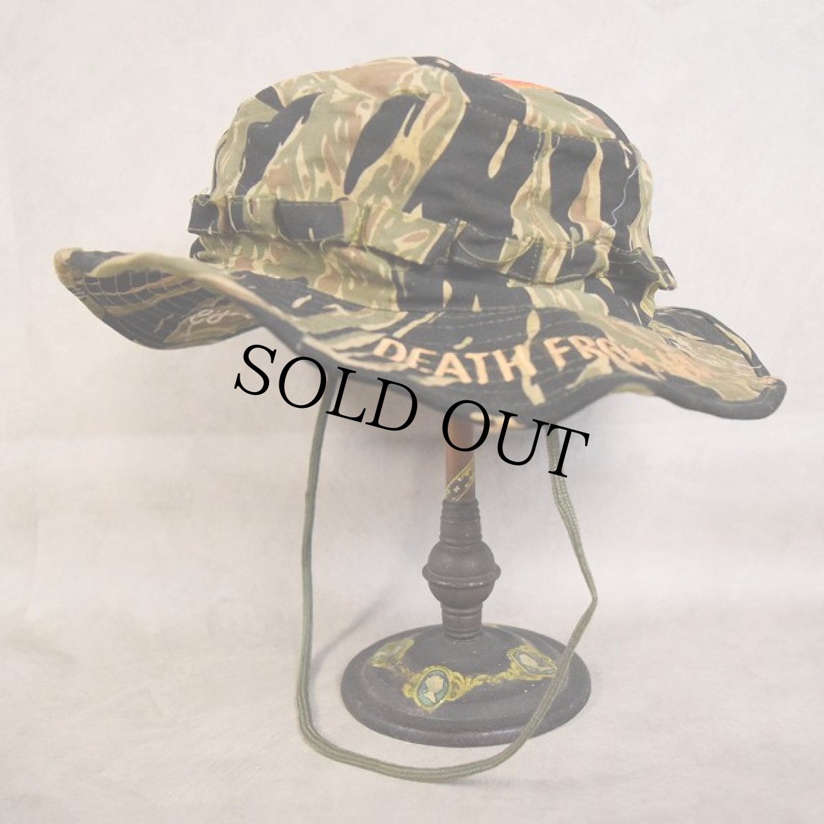 画像2: 60's US.MILITALY タイガーカモ "MIKE FORCE" 刺繍ジャングルハット (2)