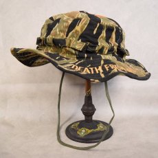 画像2: 60's US.MILITALY タイガーカモ "MIKE FORCE" 刺繍ジャングルハット (2)