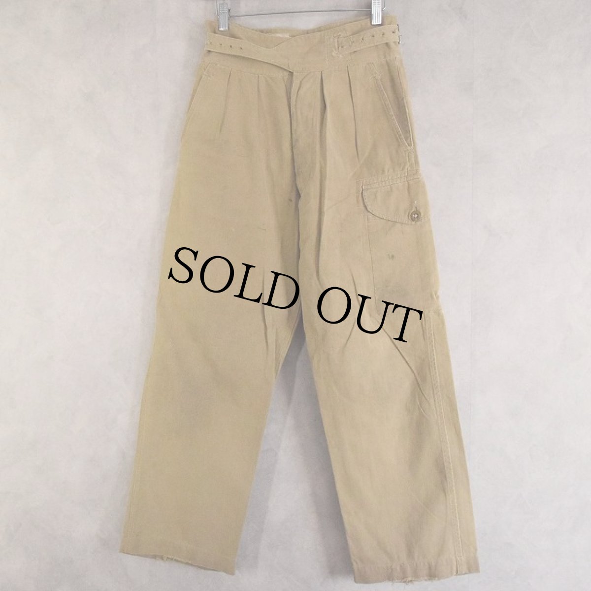 画像1: 50's BRITISH ARMY Gurkha Pants W26-31 (1)